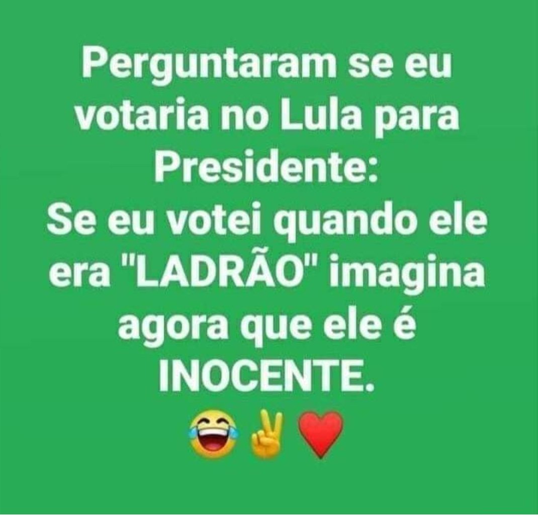 Danitorresbr's tweet photo. E disso que tô falando.

#LulaPresidente2022 
#adeusquerudo
#LulaInocente https://t.co/daZm5034wQ