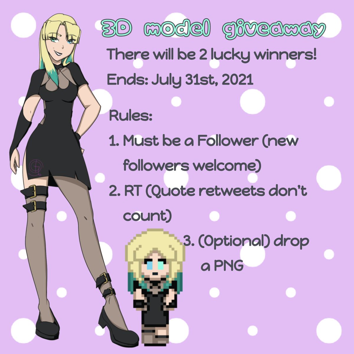RinaFaeTuber's tweet photo. So all the info for the giveaway!
💜 Read both pictures! https://t.co/2P3kTxeFcr