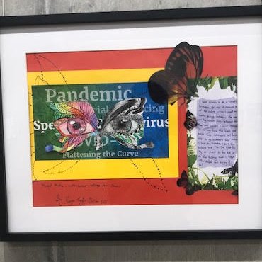 EKSTpartnership's tweet photo. Congratulations @Kaiya @Spires_Academy for your highly commended award as part of the #artcollaboration #OurSharedIsolation
Her work expresses love of nature, black & white elements represent the lack of freedom experienced during the pandemic but bright colours symbolise hope. https://t.co/4Gjo10jNHv