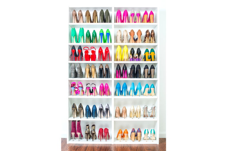 Consider storing your shoes in the living room, so they are easier to grab before you go. #organizingideas #declutter  cpix.me/a/124728010