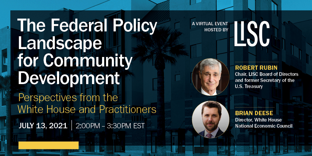 LISC_HQ's tweet image. While the country is recovering from the impacts of #COVID19, many questions remain about how to tackle poverty &amp;amp; inequality. Join us on 7/13 @ 2pm ET as we break down these questions with the @WhiteHouse &amp;amp; leading #commdev practitioners. Register here: eventbrite.com/e/160810660013