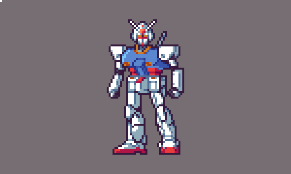 Hypnos_art's tweet photo. Gundam for today's #vacadaily 
#pixelart #ドット絵 #vacaroxa #gundam https://t.co/00RLKX9zYi