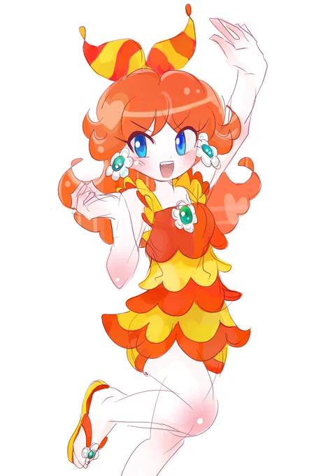 #PrincessDaisy #デイジー姫 
#SuperMario    #マリオ    #らくがき #イラスト スイマー。 