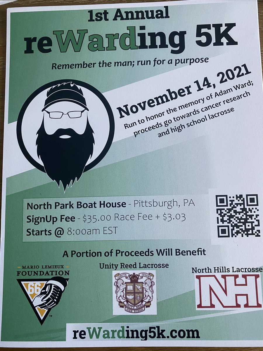 No surprise that Coach Ward is still giving to so many! Please register and run or just donate to an awesome cause! #reWARDing
