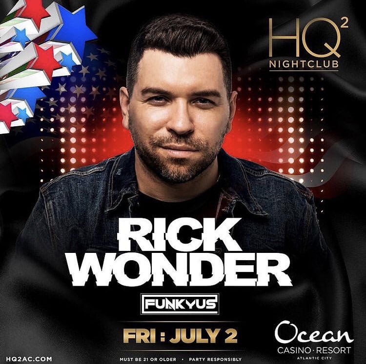 4AMNYC's tweet photo. Your 4th of July Weekend plans have arrived. Party with Rick Wonder all weekend! 🤘🏆
#4AMNYC #4AMDjs #4thofJuly https://t.co/3tpWFMIxky