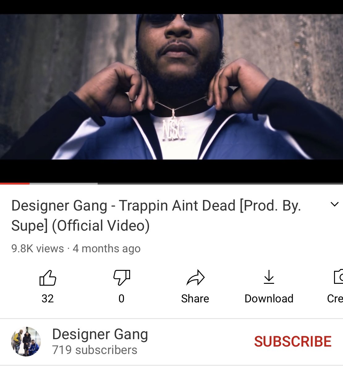 DC_DesignerGang's tweet photo. Designer Gang - Trappin Aint Dead [Prod. By. Supe] (Official Video) https://t.co/P8YV4cKJWN via @YouTube #DMV https://t.co/RlYnM4D2Ub