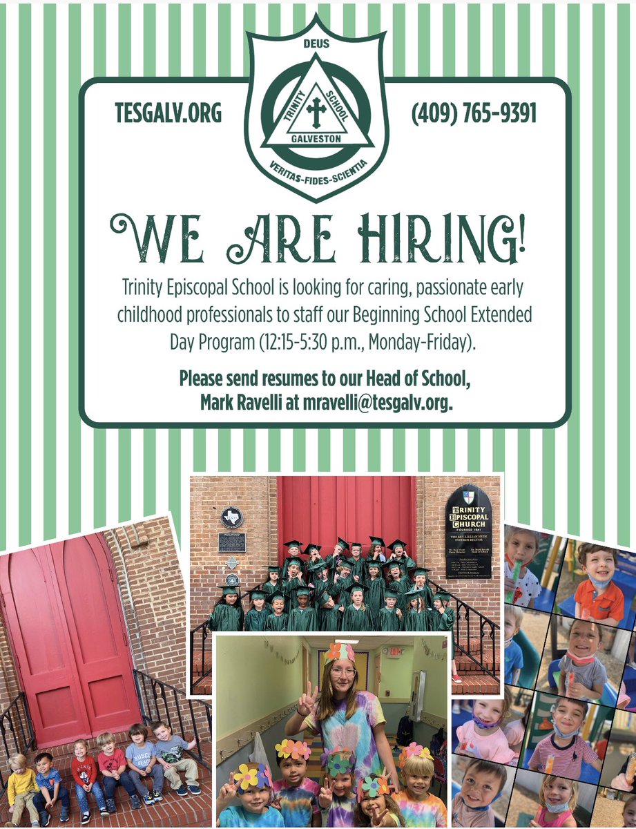 tesgalv's tweet photo. We are hiring! Please see the flyer below for more info! 💚💛 https://t.co/dDzLiir4It