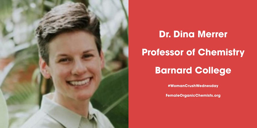 Its the last day of #Pride, and we have one last LGBTQ+ chemist to share with you. Happy #WomanCrushWednesday to Dr. Dina Merrer!