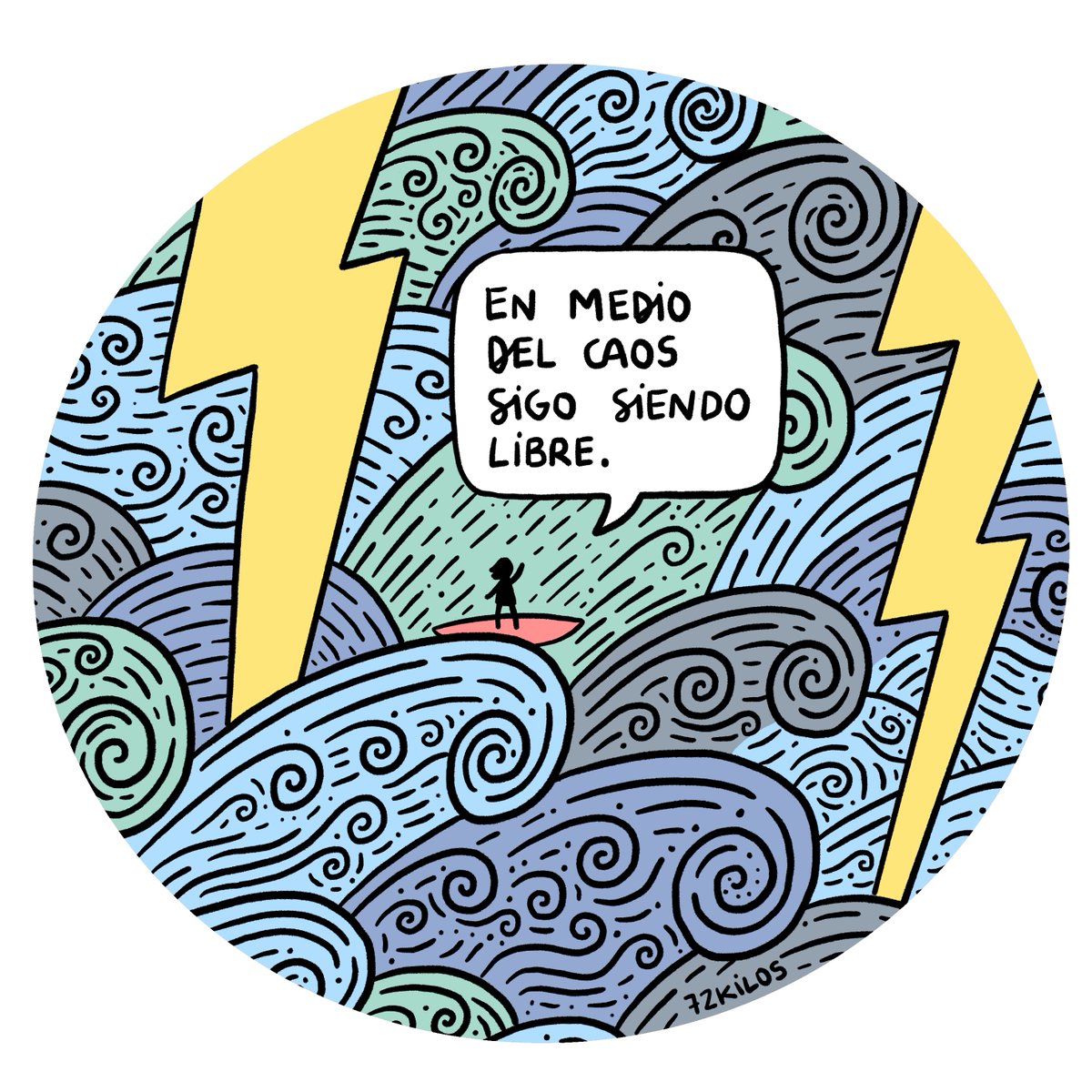 72kilos's tweet photo. ⚡️En medio del caos⚡️

Disponible desde ya en camisetas junto a @minimalismbrand y @declarando_es 

https://t.co/Gwqoh1Gf4T https://t.co/WcOOYkmzwW