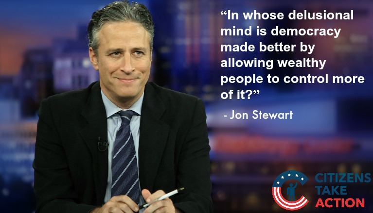 CitizensTakeAct's tweet photo. When he’s not making us laugh, he knows a thing or two about saving our democracy from big money in politics. Agree with him? Sign up at https://t.co/d1CkVYGUX2 to fight for democracy. https://t.co/E7dalpUckE
