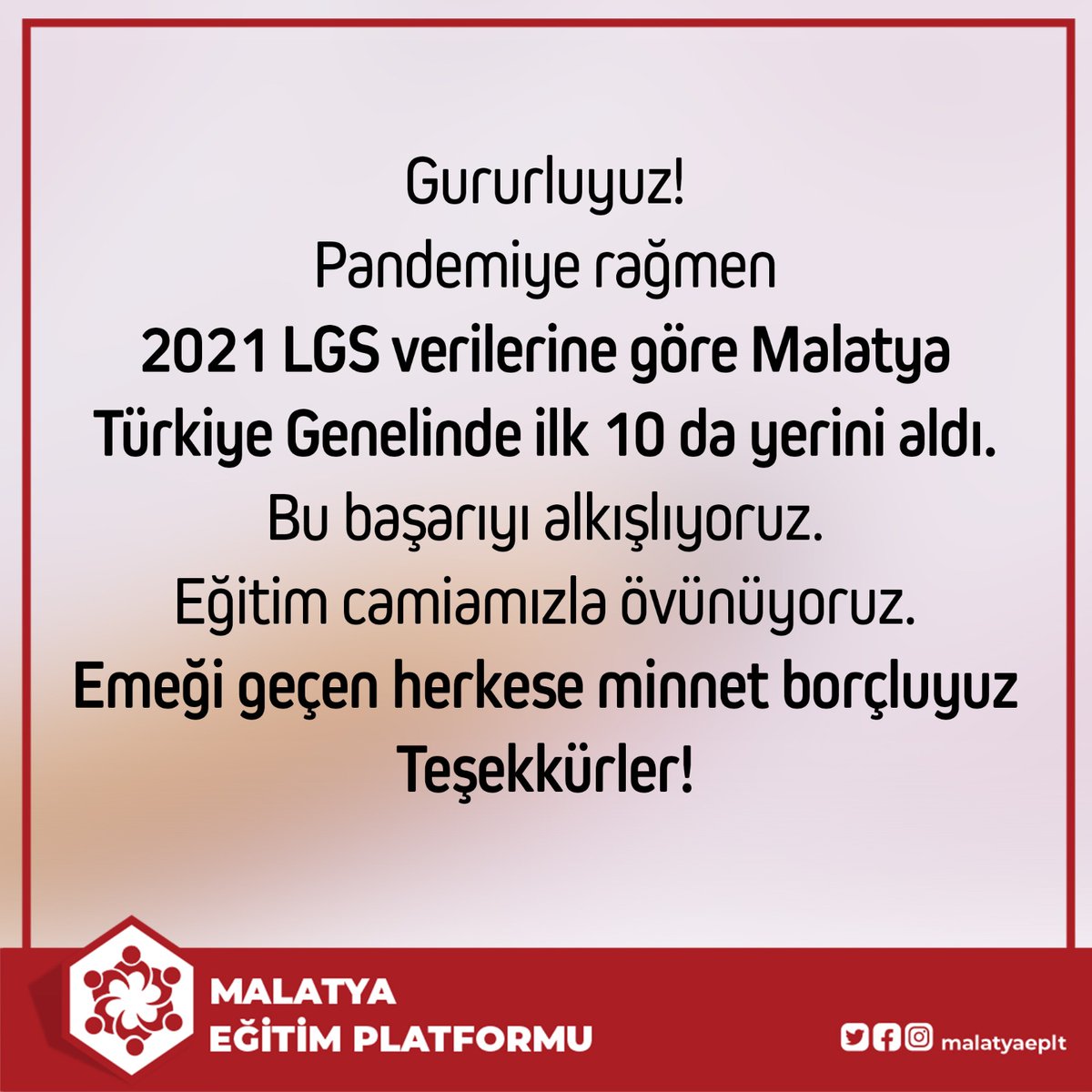 Malatya Özel Okullar Platformu (@malatyaeplt) on Twitter photo 