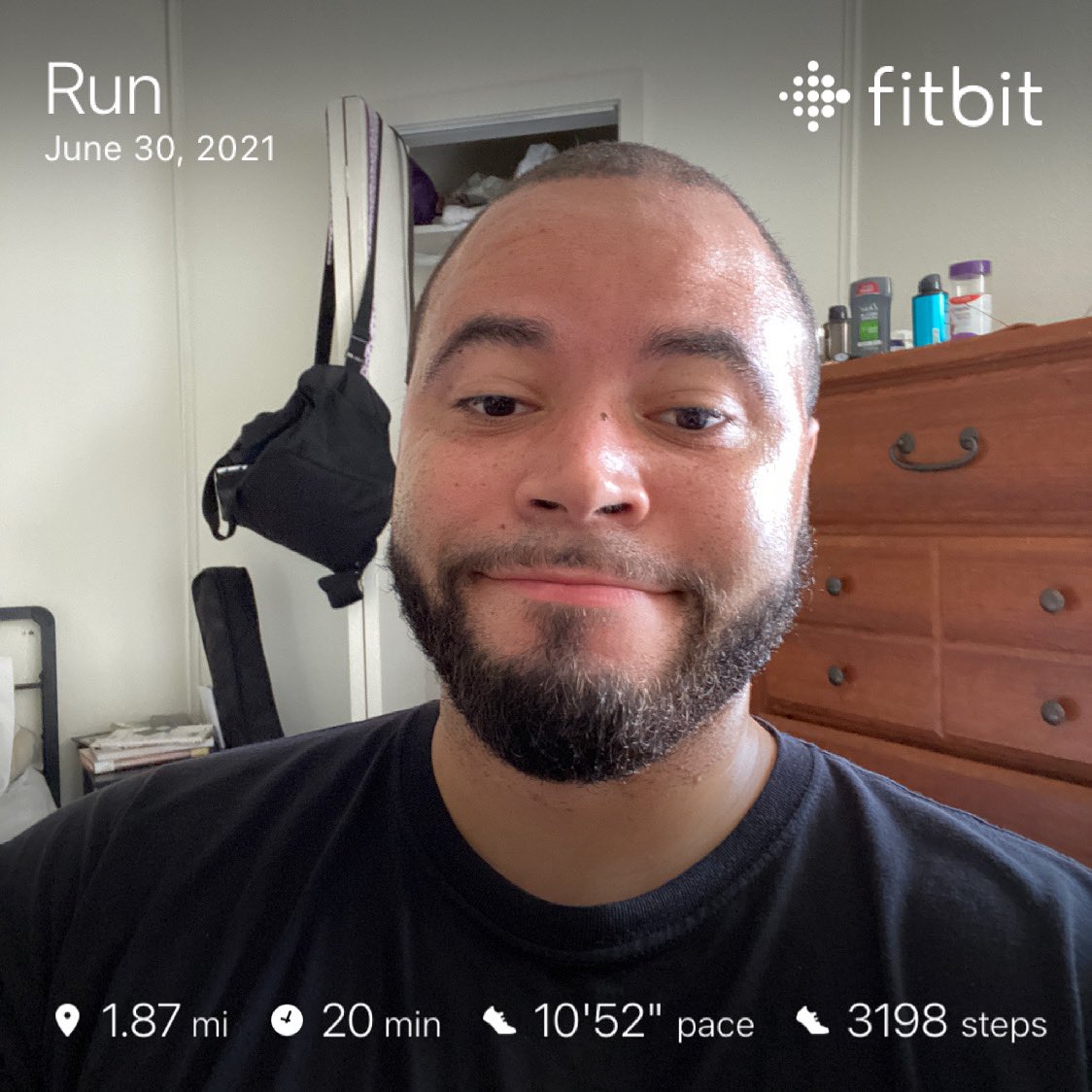 Another Run day: same distance as yesterday (fitbits are wonky) but in 20 minutes instead of 21… didn’t have to stop at intersections today. #fitness #stride #SoundBodySoundMind <a href="/gmcanty/">James Canty III</a> <a href="/realchesscoach/">ChessCoachNet</a> <a href="/HarlemKnite/">HarlemKnite</a> <a href="/CalculatedChess/">Philly Fischer</a> #ChessWorkout Imma lose 5lbs. By my birthday.