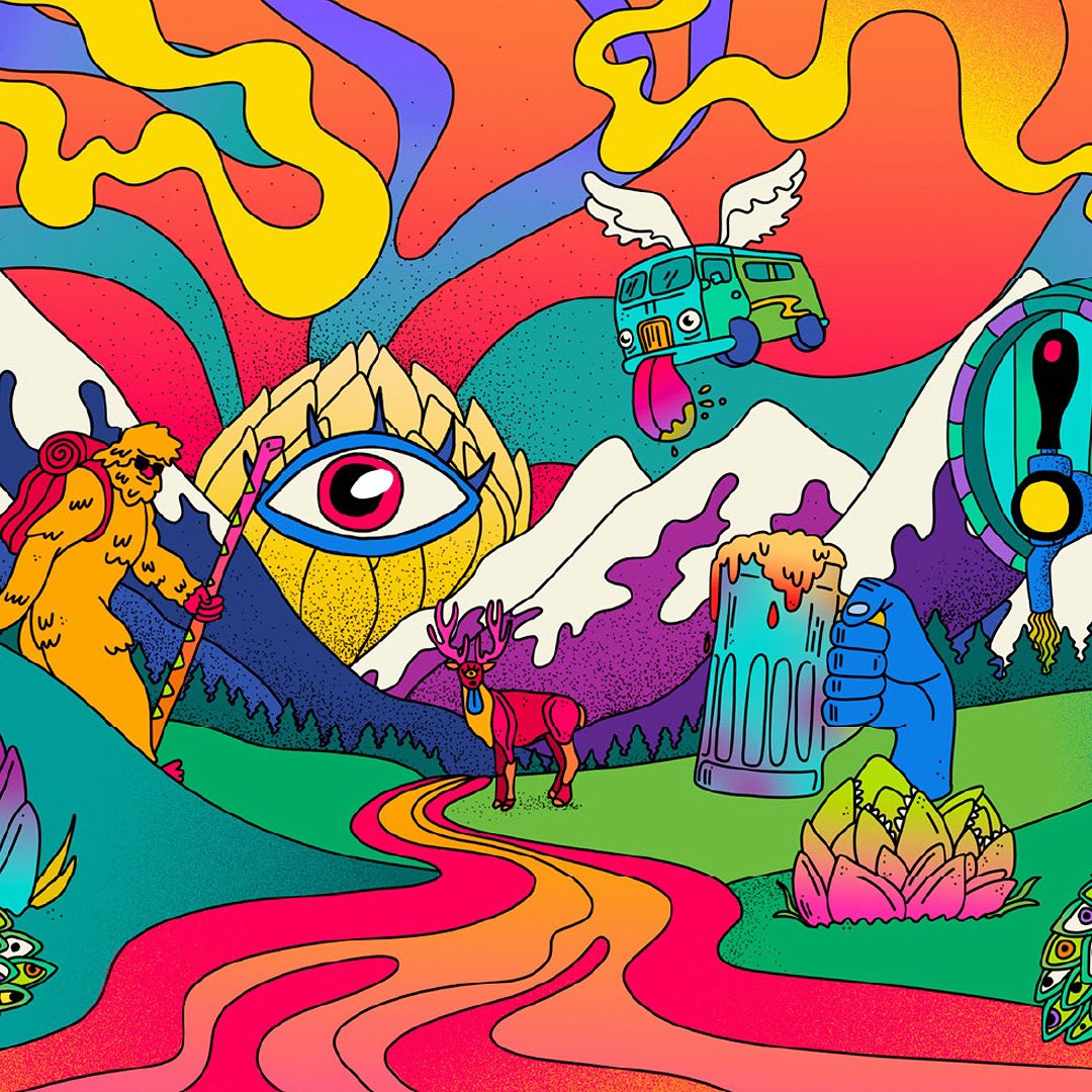 MotionPes's tweet photo. @MotionPes invites you to take a trip to the landscapes of curiosity and imagination. This special pic is one part of our creative team’s process in creating @sierranevada Brewing Co.’s project "Spark your Curiosity.” Bon Voyage!
#2danimations #animationart #animationdesign https://t.co/QEuvqAEdNB