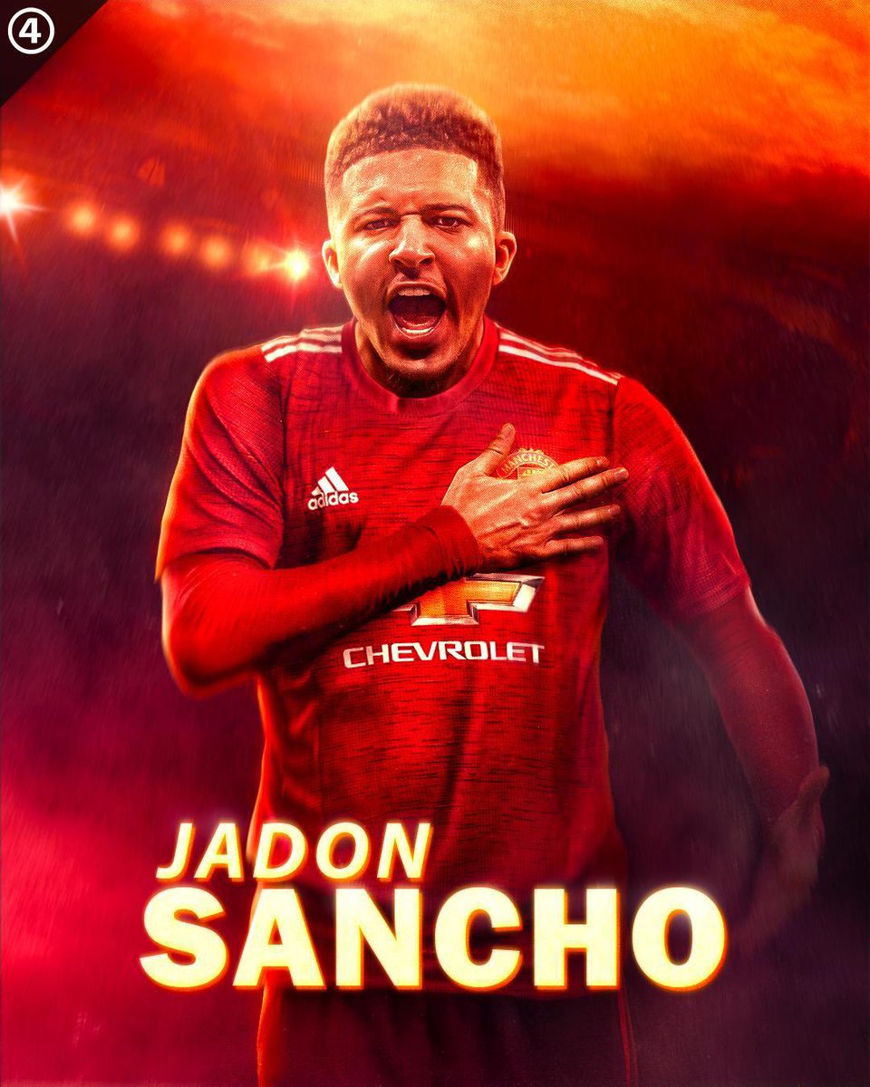 FFXGraphics's tweet image. Sancho to Manchester United ✅

Design for @433