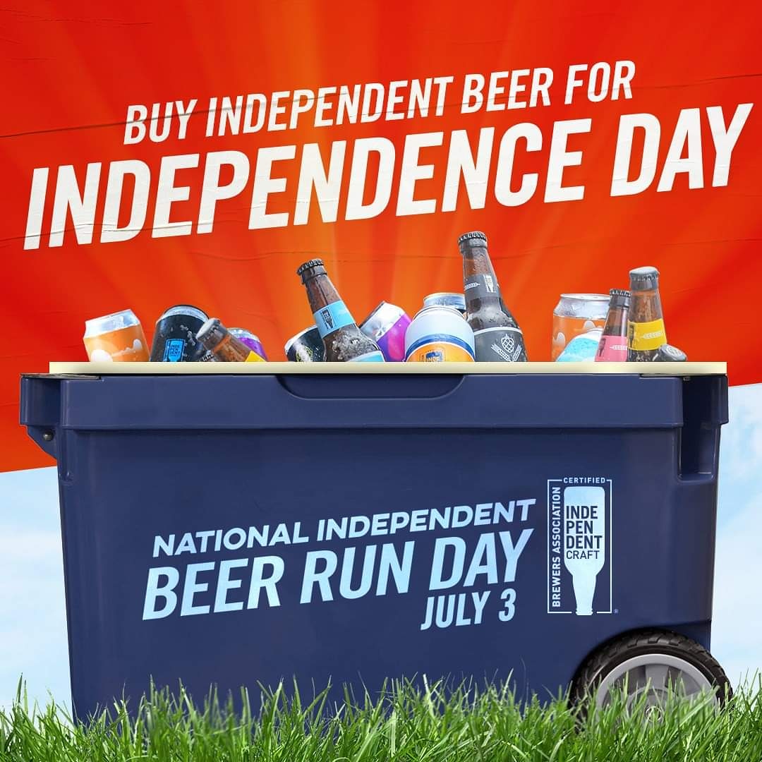 GCBCo's tweet photo. National Independent Beer Run Day is coming July 3rd. Support local brewers! 

#nationalindependentbeerrunday #supportlocal #massbrewers
@BrewersAssoc https://t.co/ZNbMY1WvdH
