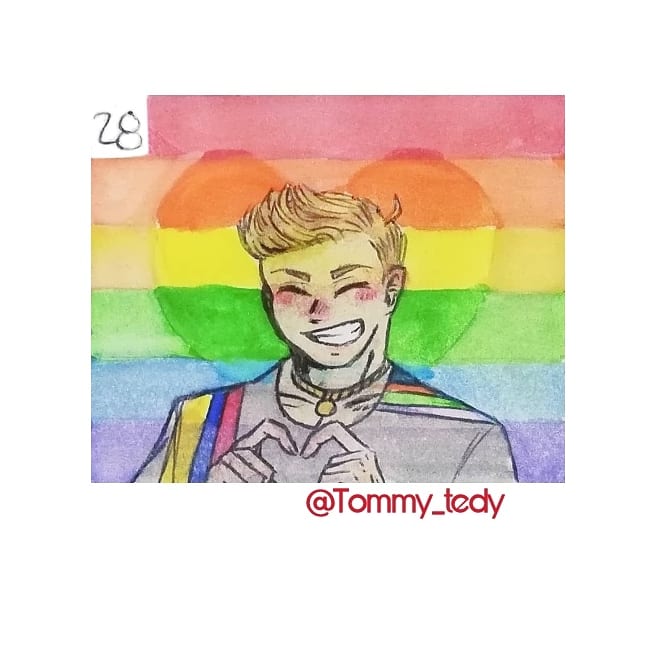 TedyTommy's tweet photo. #PrideMonth2021
28. #homoromantic 🌈❤️
#sketch #50YIE #EleBlume #Achaque #mesdelorgullo #sketching #sketchbook #dibujos #mangastyle #drawing #draw #oc #ocdrawing #myoc #mystyle #penandink #comicartist #ocdesign #color #myartwork #pencilart #mycharacter https://t.co/K9hs2MHarF