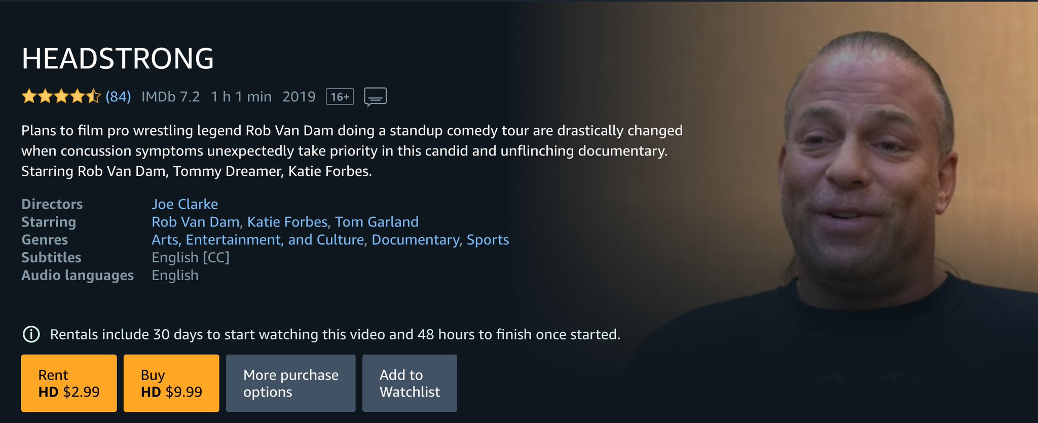 Rob Van Dam on Twitter "RVD's "HEADSTRONG" is available now on amazon