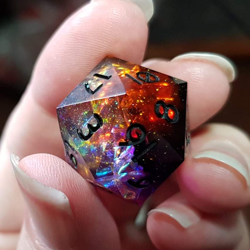 lenathecat's tweet photo. Deepsea Dice is a legitimate dice goddess! These Nebula dice have BATS in them! #resin #dice #dungeonsandragons #dnd #art https://t.co/dykYimFSEj