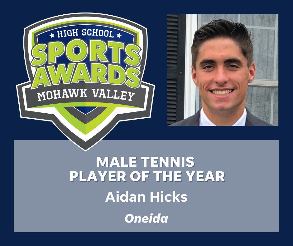 uticaOD's tweet image. Congratulations, Aidan Hicks! @SportsOneida #MOHAWKHSSA #USATODAYHSSA