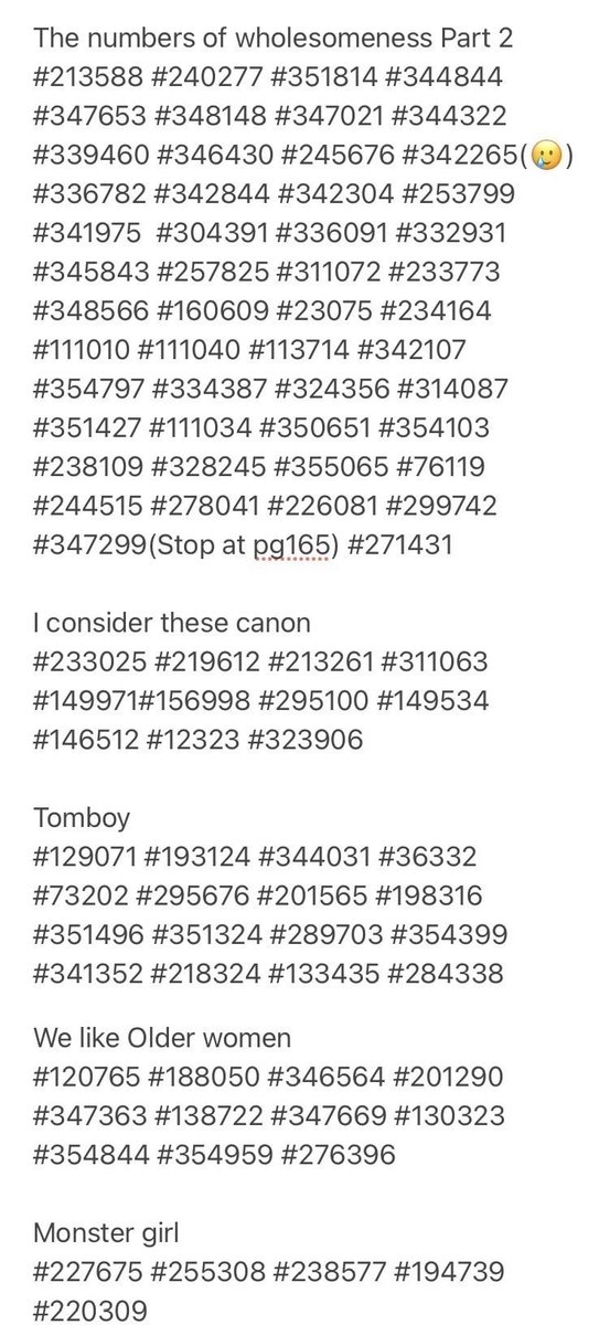 PornAbsolutely's tweet photo. @nhentaiOfficial Here’s your numbers they are all wholesome because you guys won’t add a tag so I did it myself https://t.co/ckT29Q8k3A