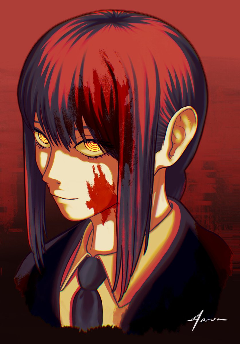 lineboiaaron's tweet photo. theres something about her.. #chainsawman #makima https://t.co/naddCle29H