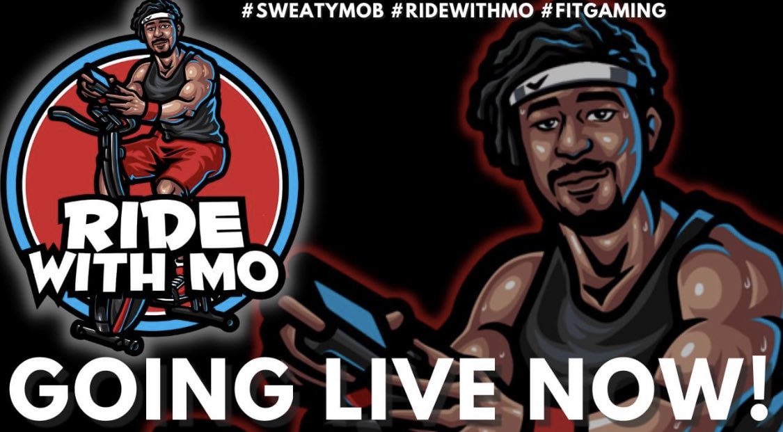 ridewithmo's tweet photo. #SweatyMob I’m going live! #CyclingGamer #Madden21 #Exergaming #FacebookStreamer https://t.co/ZmhqTDT5pb