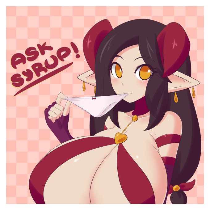 Someone commished to make a bare breast milky version edit of this syrup pic 