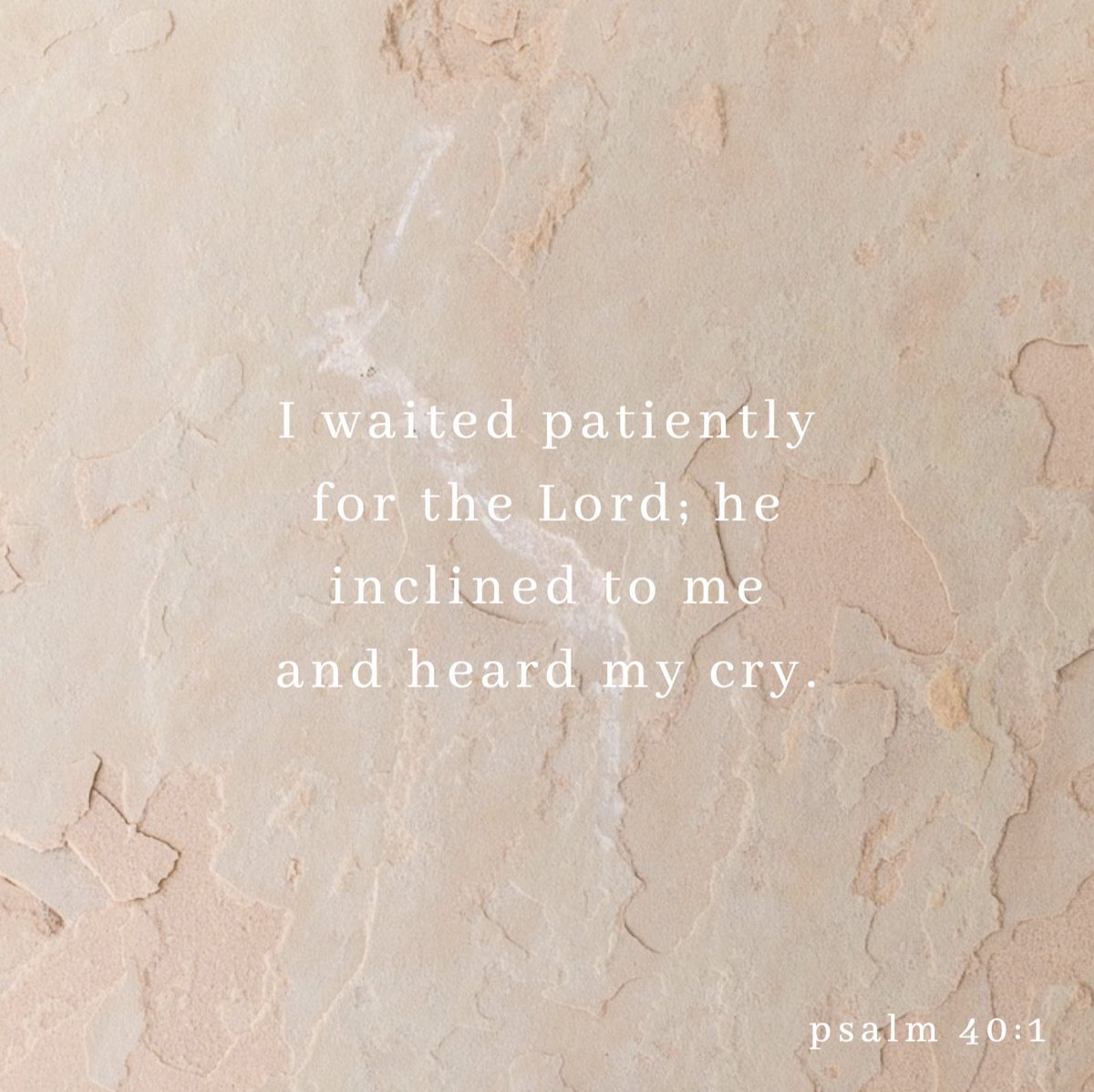 Patient waiting is not without hope because The Word promises us that HE HEARS!

#twp #versoftheday #teacherswhopray #prayer #pray #praying #encouragement #encouragingword