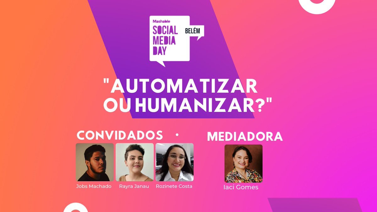 smdaybel's tweet photo. O Social Media Day Belém 2021 será transmitido ao vivo no Youtube (https://t.co/JBVb6cyUVt). Espero vocês lá! https://t.co/7bbapJsY5h
