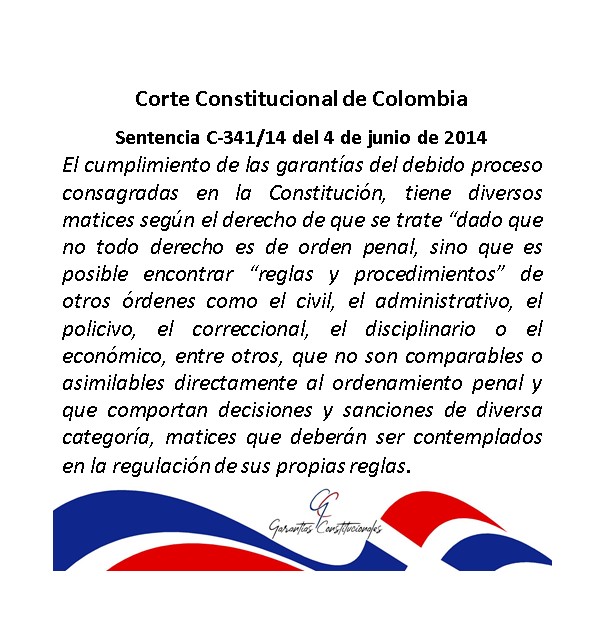 Constitucional0's tweet photo. El Debido Proceso debe ser garantizado en toda todas las materias https://t.co/asmSfWgTKw