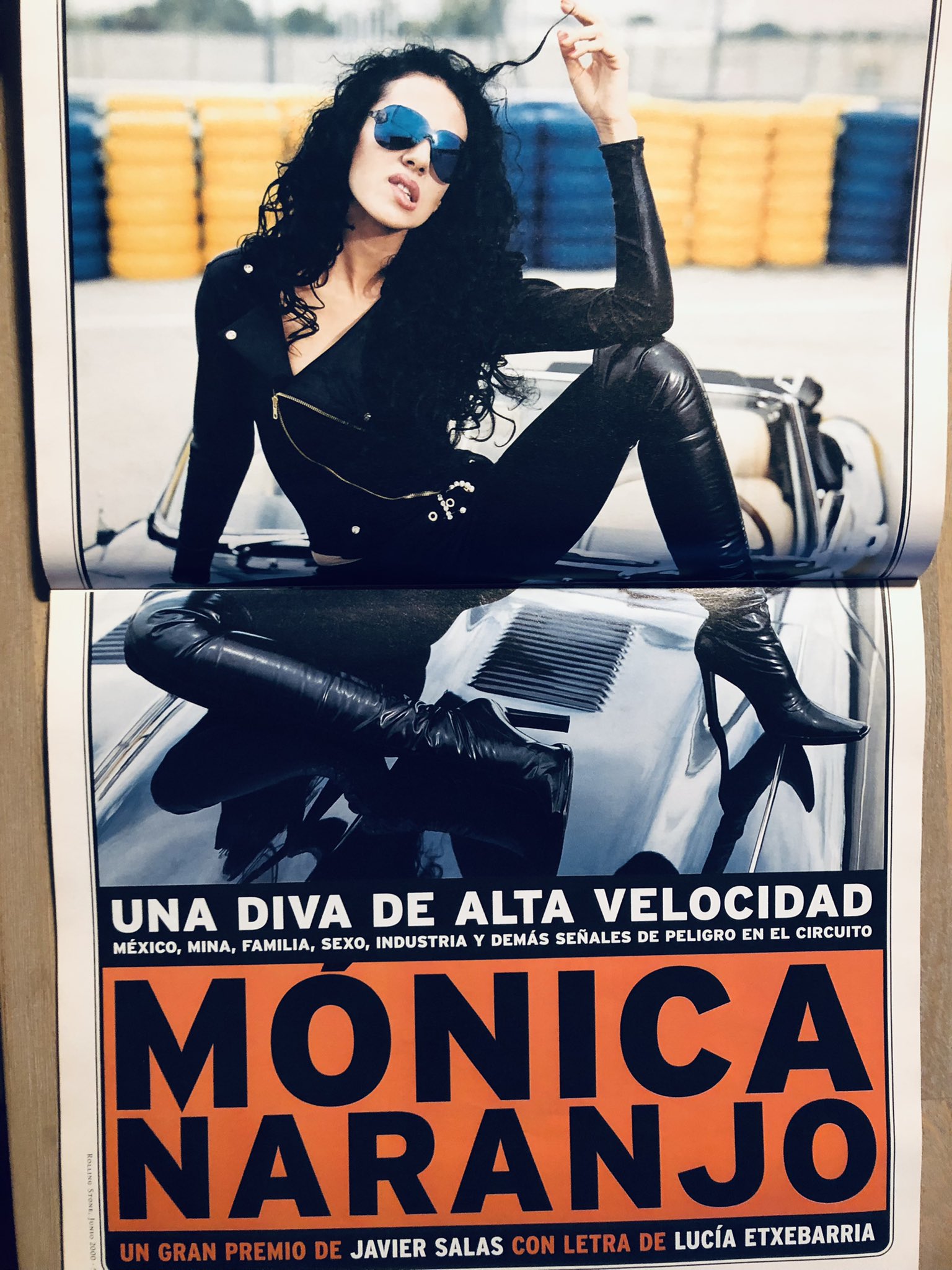 Póster Mónica blanco y negro - Mónica Naranjo