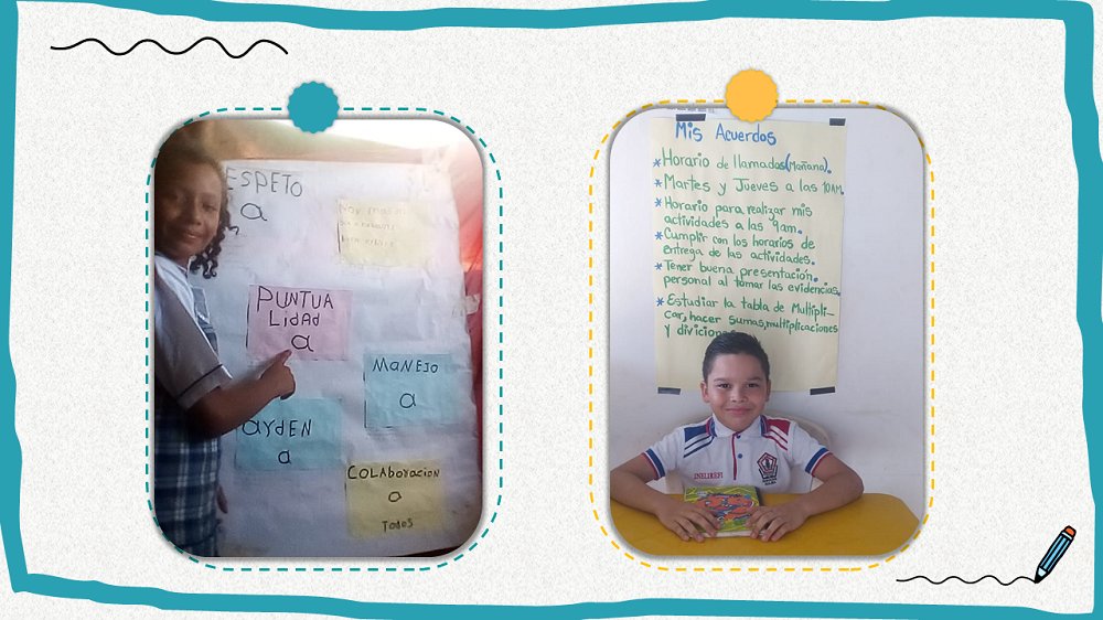 Escuela_Nueva's tweet photo. Estudiantes de los #CírculosDeAprendizajeENA de La Guajira definieron en familia “Acuerdos de Convivencia” que facilitarán su aprendizaje desde casa // Children from the #ENLearningCircles defined the "Coexistence Agreements" that will facilitate their learning process from home https://t.co/YWYaaPiFwr