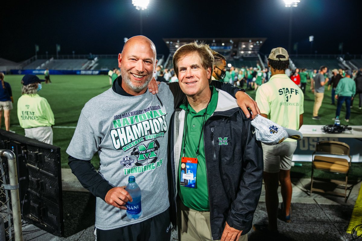 HerdZone's tweet photo. We want to take the time today to thank a true Son of Marshall, Mike Hamrick, for his time and commitment to this Athletic Department and University.

For the better part of 12 years you were true leader and put the student-athletes first. Best of luck in your new adventure! 💚🤘 https://t.co/hxZAiUAgBT