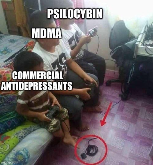 safedmt's tweet photo. Most accurate analogy ever. #psychedelicmedicine #psychedelics https://t.co/27K9hBr9Ru