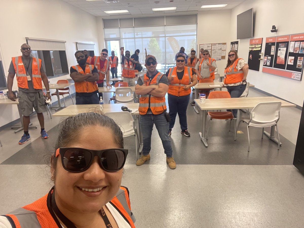 Second shift rocking their THD swag !! 😎 ☀️ #summerfun #FDC5853