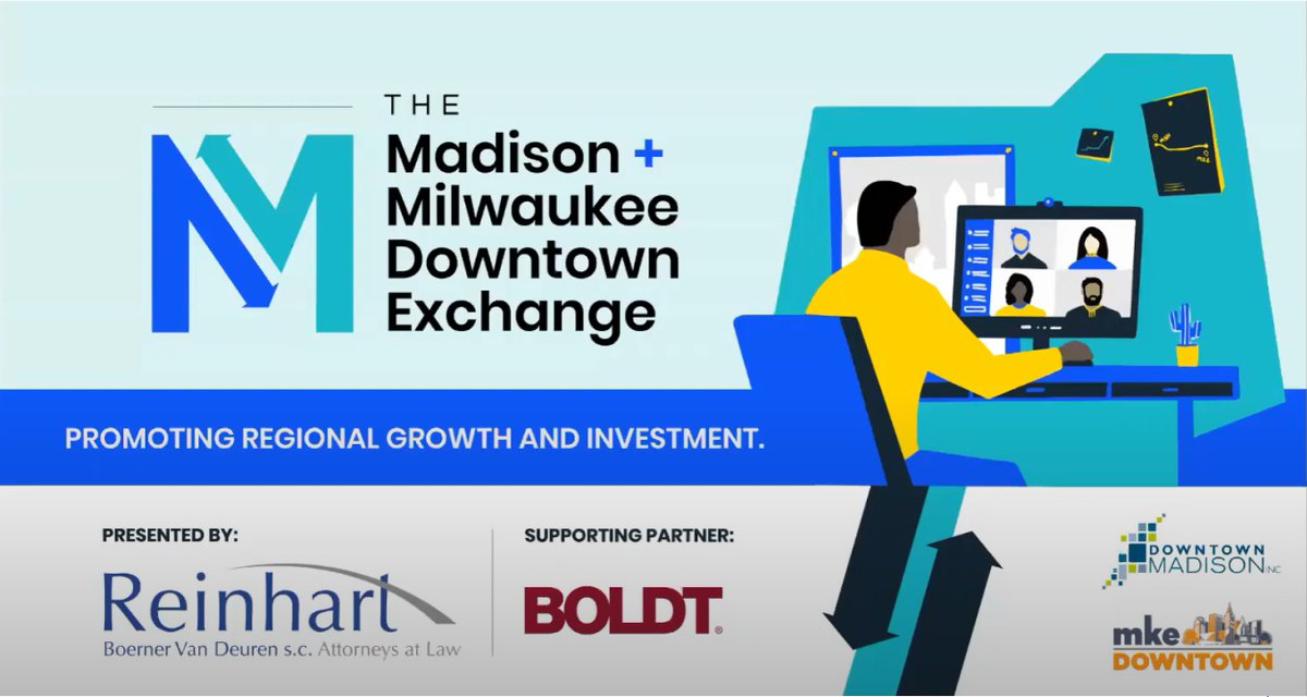 Yesterday our very own Lyle Landowski spoke on a panel for The Madison + Milwaukee Downtown Exchange Project. The panelists discussed how these communities can unite and encourage collaboration, growth and investment. Watch the panel discussion here hubs.la/H0RmhYG0