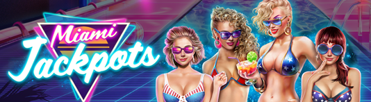RtgSlot's tweet photo. New RTG slot Miami Jackpots out now! 50 Free Spins on Spinfinity!

https://t.co/4B45Dkuy2W
#miamijackpots #freespins https://t.co/Imgfe0o4Lw