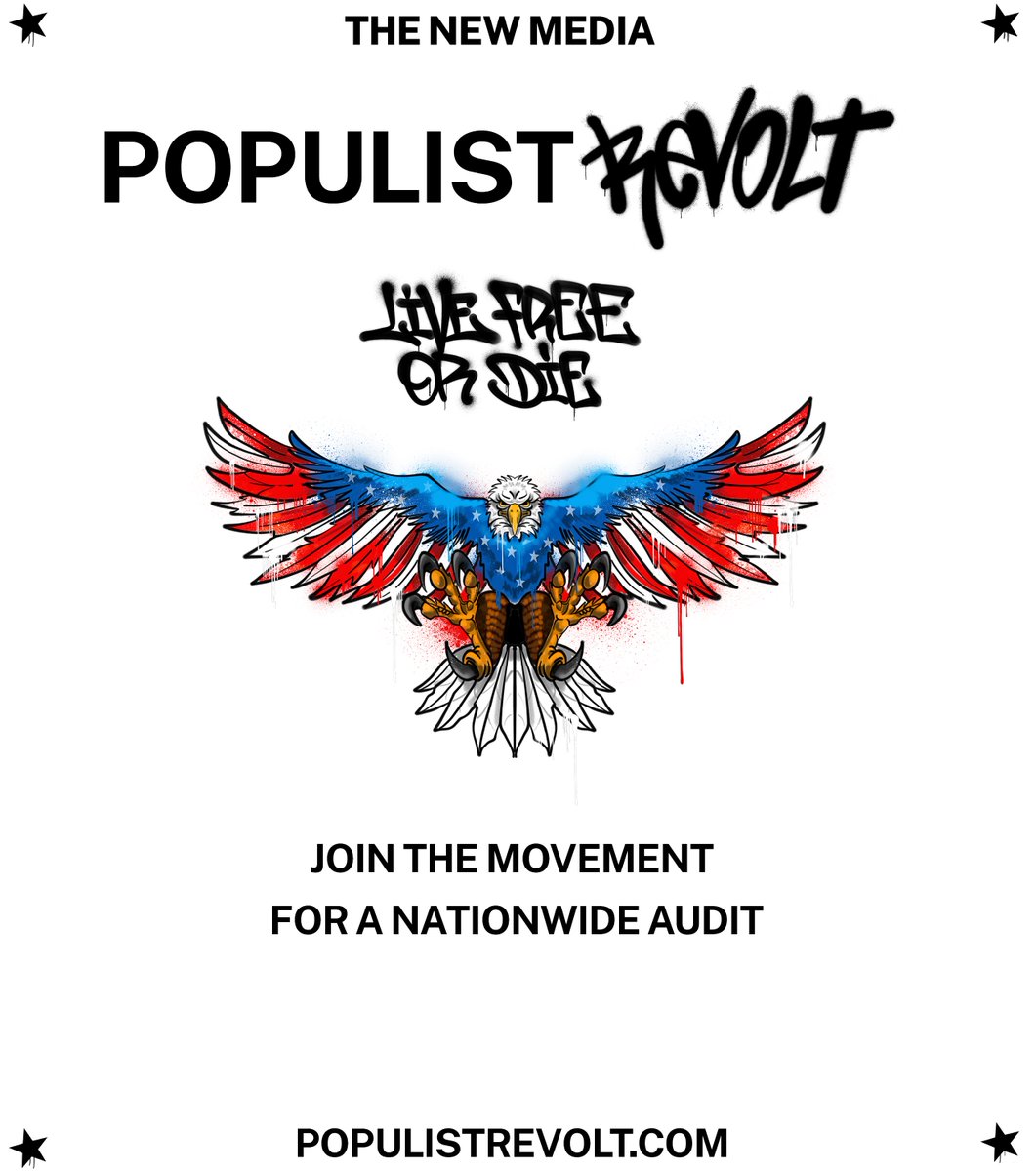 PopulistRevolt_'s tweet photo. Hello America! Join the movement to promote transparency and truth in our elections.
https://t.co/mZlugpmL3r
#america #election #ArizonaAudit #NHaudit #patriots #usa #media #news #freedom https://t.co/kT8QB6s3Ft
