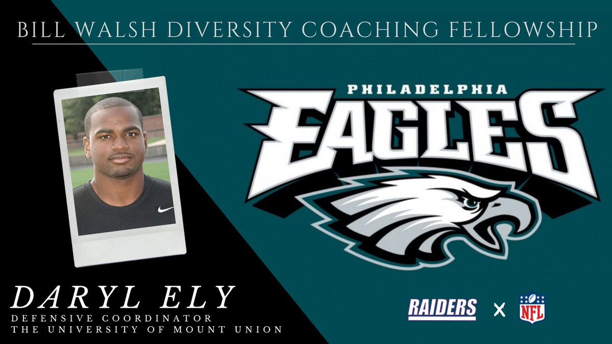 Congrats to Coach Ely <a href="/D_Ely6/">Daryl Ely</a> on being selected to the Bill Walsh Diversity Coaching Fellowship with the Eagles! 
#ChampionTheStandard