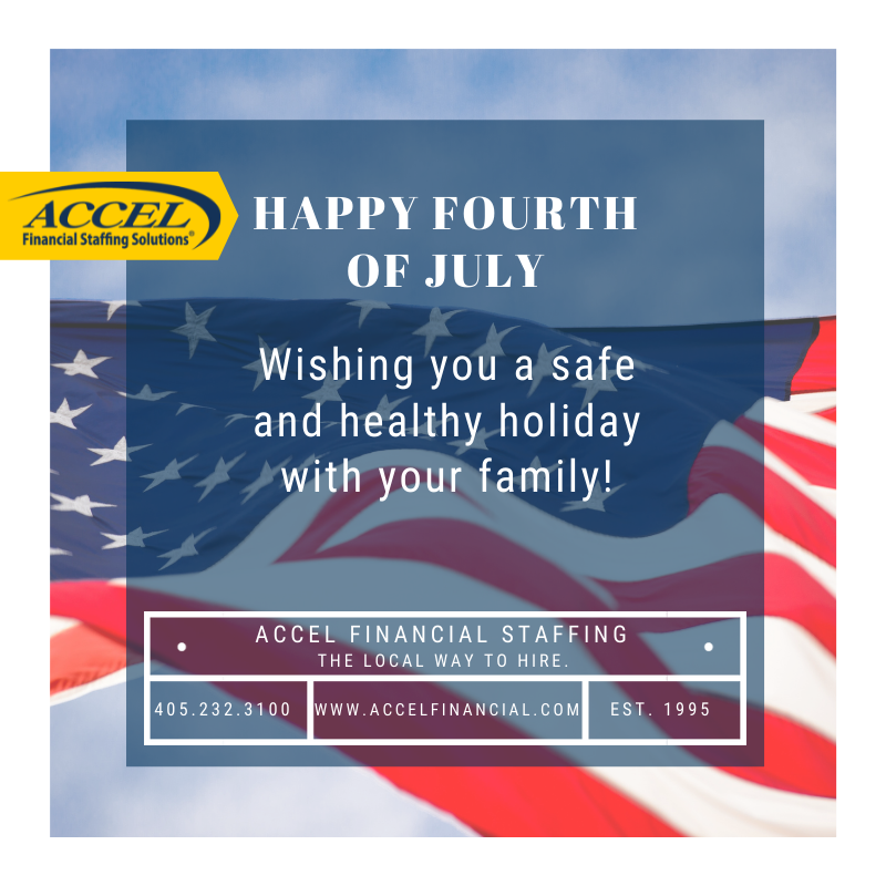 Our office will be closed Monday, July 5th, for Independence Day.