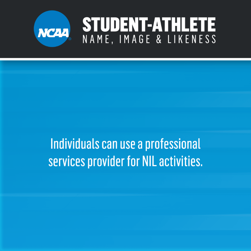 NCAA's tweet photo. All three NCAA divisions adopt interim name, image and likeness policy: