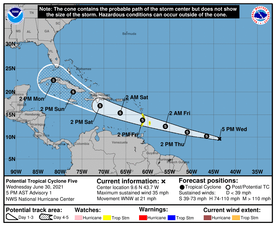 wx_tiger's tweet photo. NHC initial track forecast for #PotentialTropicalCyclone5 brings a tropical storm near the southern Gulf by early next week.
It's early, but Florida and the Gulf Coast should be watching this system over the holiday weekend. https://t.co/jgsIisOPo8