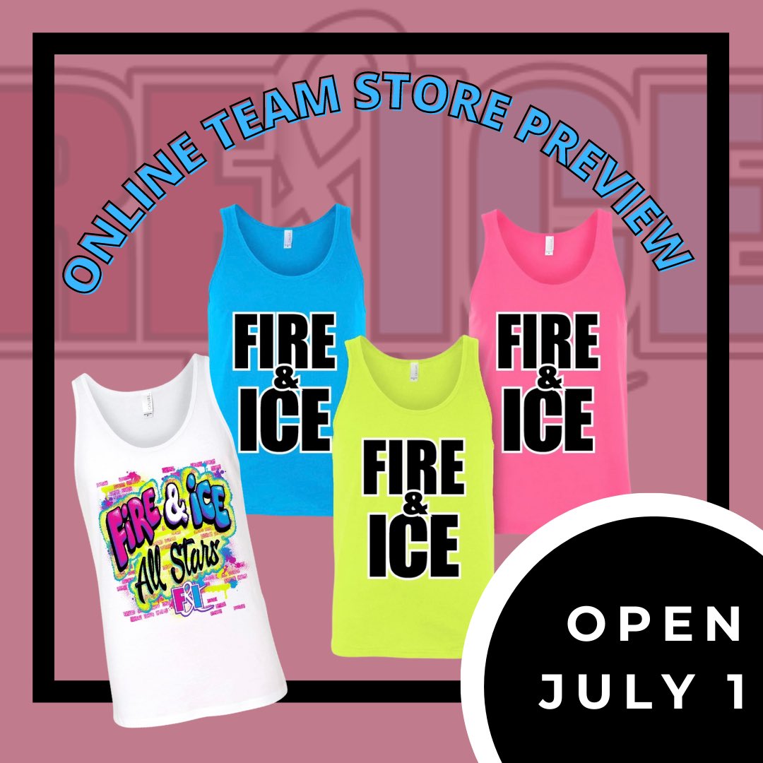 Need some Fire &amp; Ice gear? THE ONLINE TEAM STORE OPENS TOMORROW!
