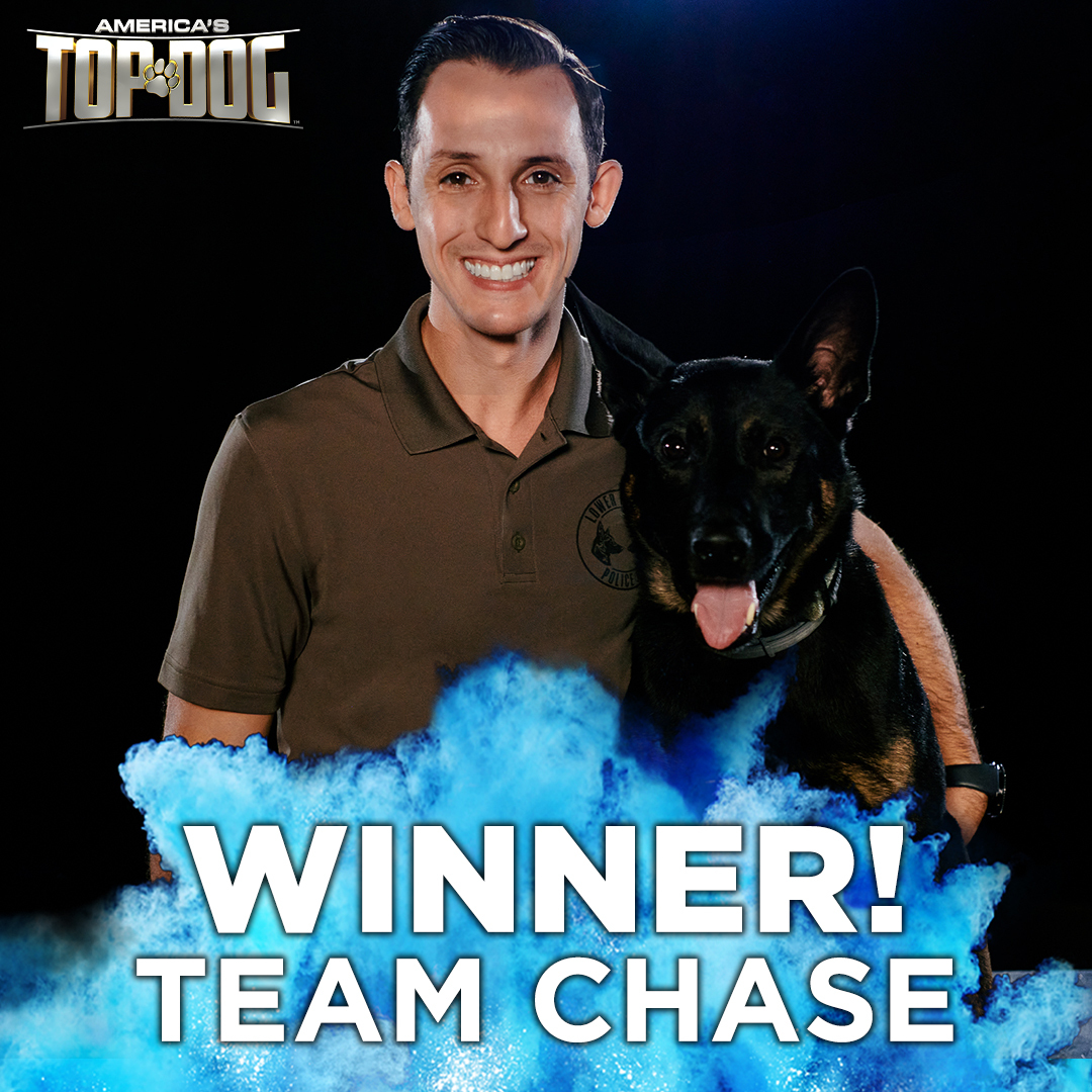 Congratulation’s to last night’s winners, #TeamTheo & #TeamChase, who will be moving on to the finals! 🐕 Catch up on all the action from last night’s episodes of America’s Top Dog On Demand now. #TopDogAE