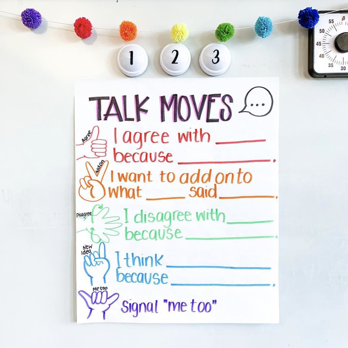 👍✌️👋👆🤙 

When it's time for a class discussion, T Shane Saeed's "Talk Moves" make it easy for every S to contribute, online or in person – from dropping an emoji to sharing a hand signal!

instagram.com/p/CGN7EfBBs1e/ #StudentVoice