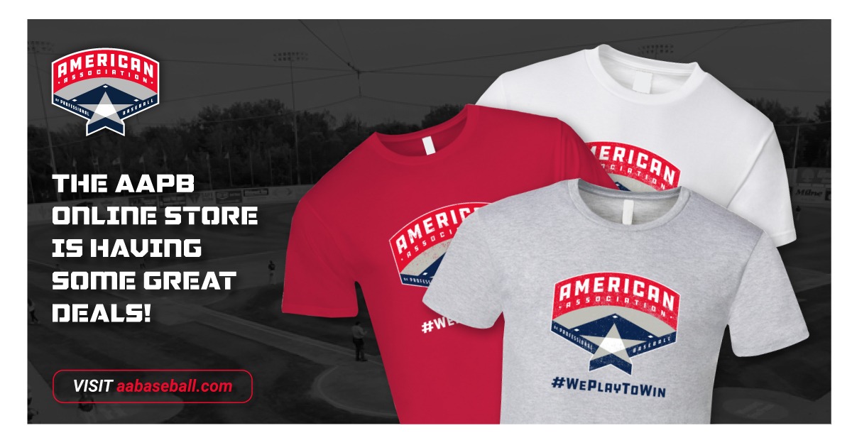 Explore <a href="/AA_Baseball/">American Association</a> online store! The team is offering some great merch😎⚾️
👉Visit aabaseball.com to enjoy the best online deals.
👉Under the American Association Store tab ONLY