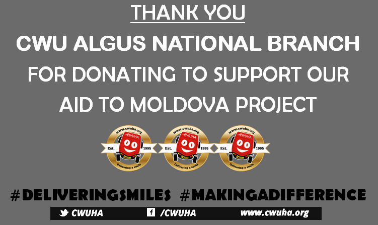 cwuha's tweet photo. Great to see so many #TheCWU branches backing our aid to Moldova project 🇲🇩
A big thank you 👇🏿👇 
@cwupbburyretail @CWUSouthyorks @CWUAlgus @CWUWESTYORKS1 https://t.co/zHHAizUc7e