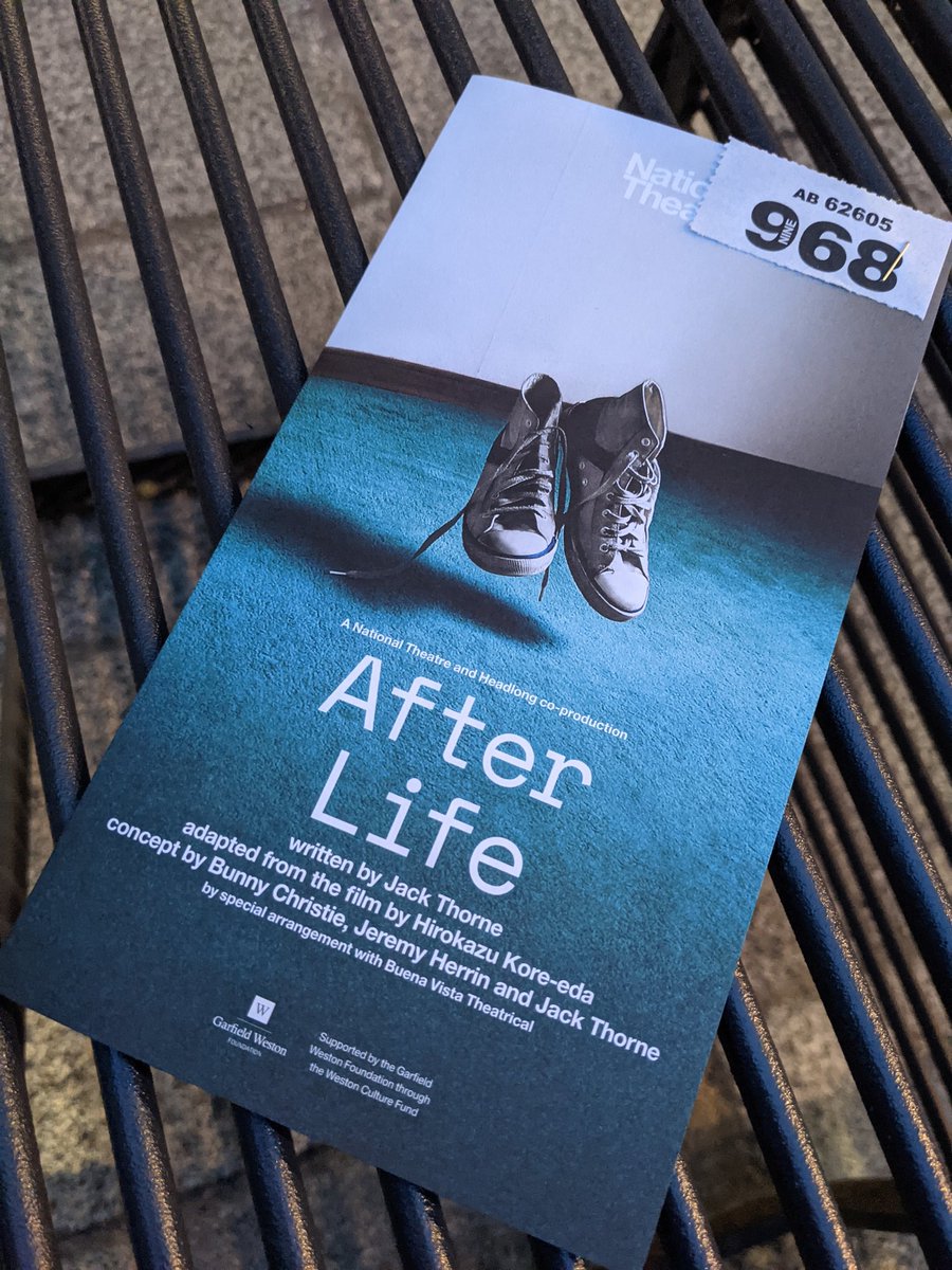 hugopapiernik's tweet photo. Was left quite speechless after seeing this mesmerising show, full of humanity and hope. Thank you @HeadlongTheatre and @NationalTheatre, cast and crew 🙏🏻 https://t.co/o702XbxGy9