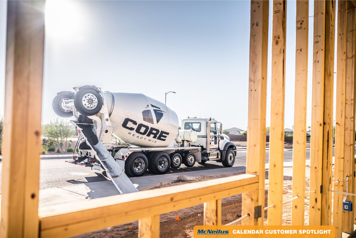 RevolutionMixer's tweet image. Shout out to our June calendar customer CORE Ready Mix out of AZ! They are running these 11.5 YD FLEX Controls™ Bridgemaster™ mixers and added a 3-button joystick and armrest for driver comfort. 

Thank you to @MackTrucks &amp;amp; @nussgrp 
#McNeilusMixers #FLEXControls #TeamMcNeilus